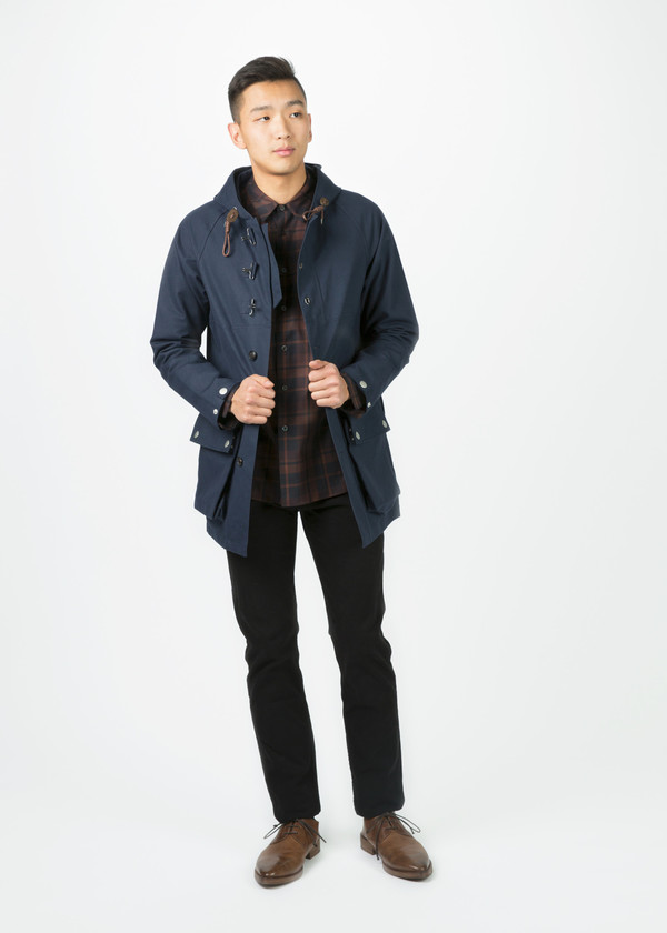 Men's Nigel Cabourn Motorbike Army Coat - Navy Men's Nigel Cabourn Motorbike Army Coat - Navy