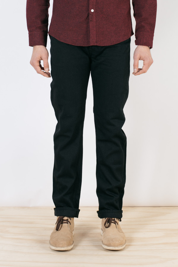 Men's Shuttlenotes Five Truckers Pants Black Denim Men's Shuttlenotes Five Truckers Pants Black Denim