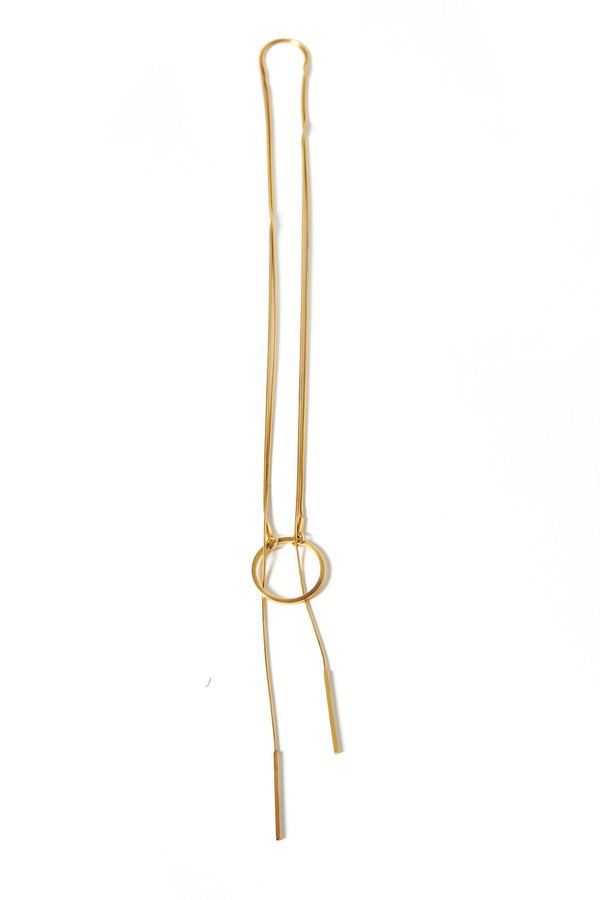 Aura Bankauskaite Akajewellry Streak Circle Silver Necklace Aura Bankauskaite Akajewellry Streak Circle Silver Necklace