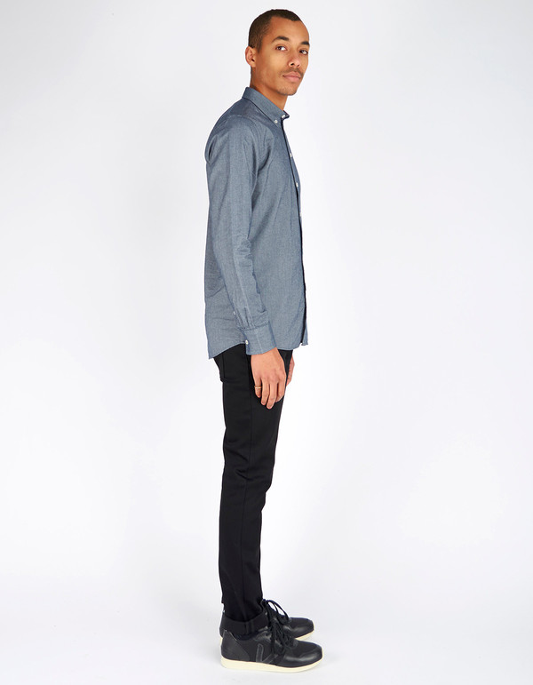 Minimum Chris Shirt Light Navy Minimum Chris Shirt Light Navy