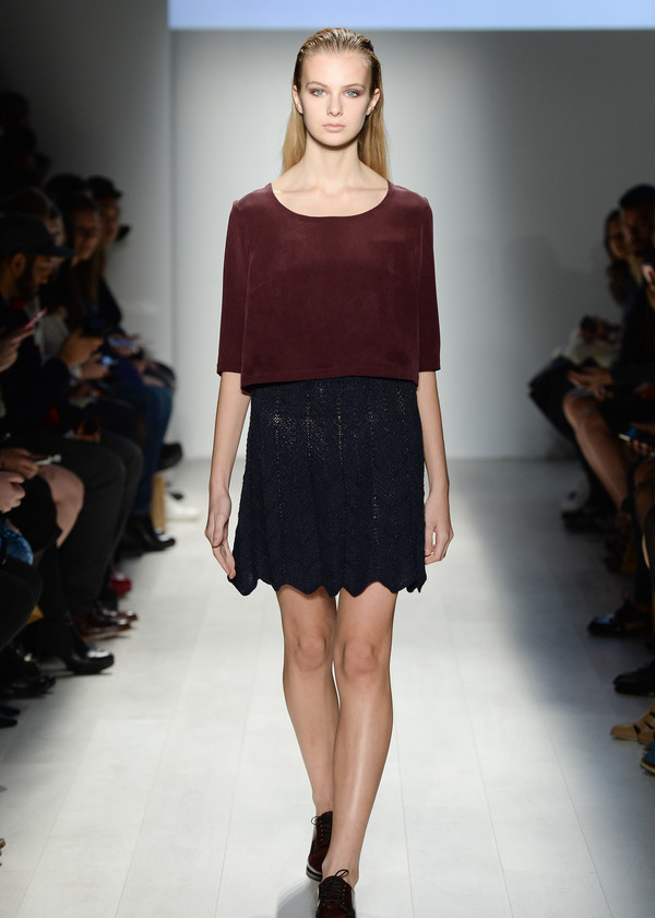 Malorie Urbanovitch Hand Knit Pleated Skirt Malorie Urbanovitch Hand Knit Pleated Skirt