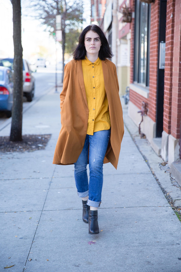 wrk-shp Atelier Shirt in Persimmon wrk-shp Atelier Shirt in Persimmon