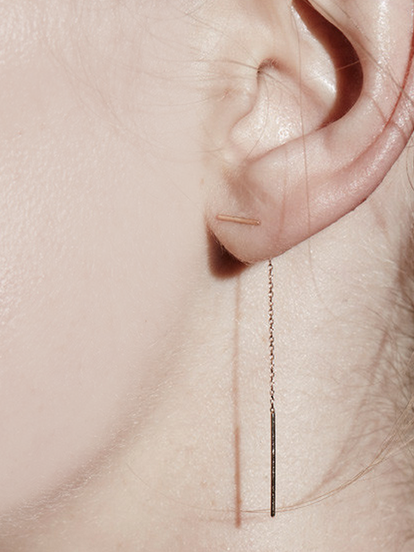 Sarah & Sebastian Line Chain Earring Sarah & Sebastian Line Chain Earring