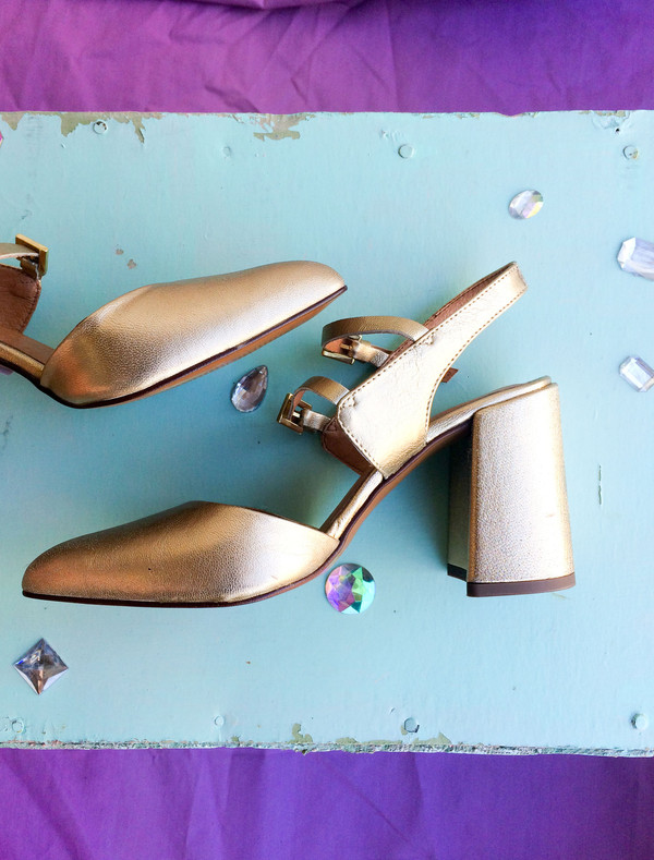 L'intervalle Grove Heels (Gold Leather) L'intervalle Grove Heels (Gold Leather)