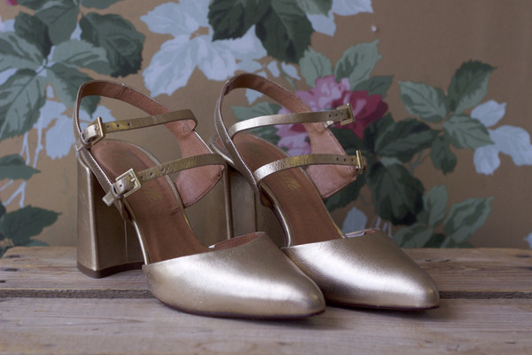 L'intervalle Grove Heels (Gold Leather) L'intervalle Grove Heels (Gold Leather)