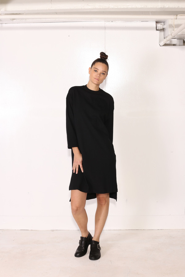 Intentionally Blank MILLET DRESS Black Intentionally Blank MILLET DRESS Black