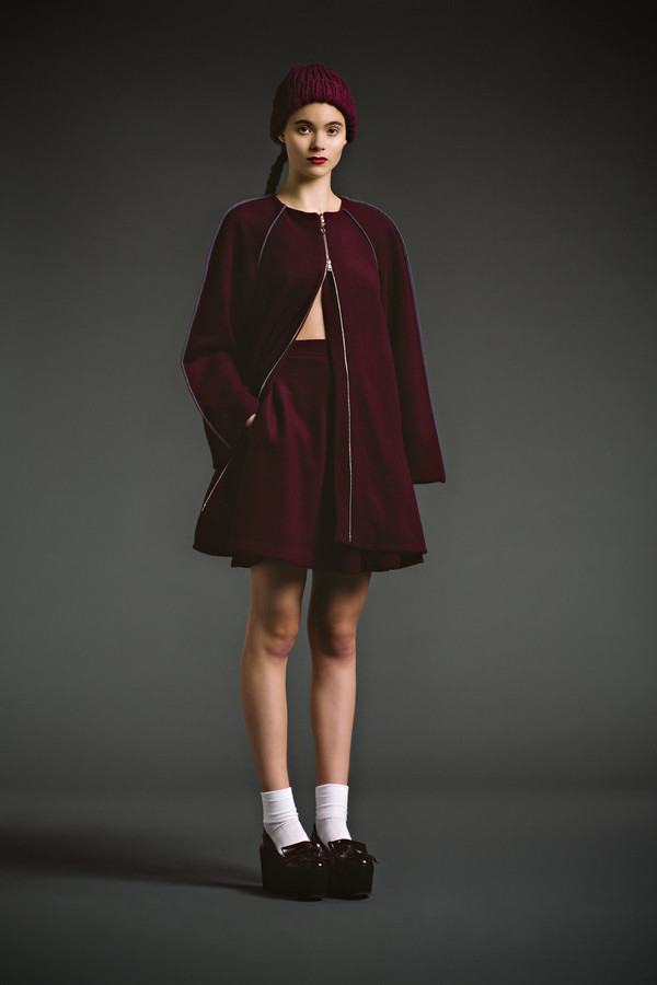 Eliza Faulkner Bibi Coat - Burgundy Eliza Faulkner Bibi Coat - Burgundy