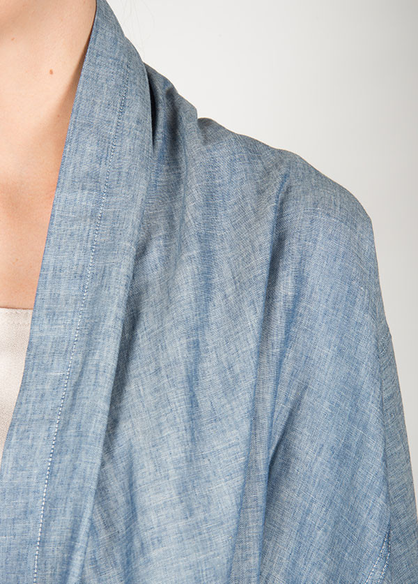 Atelier Delphine Kimono Jacket in Baby Chambray Atelier Delphine Kimono Jacket in Baby Chambray