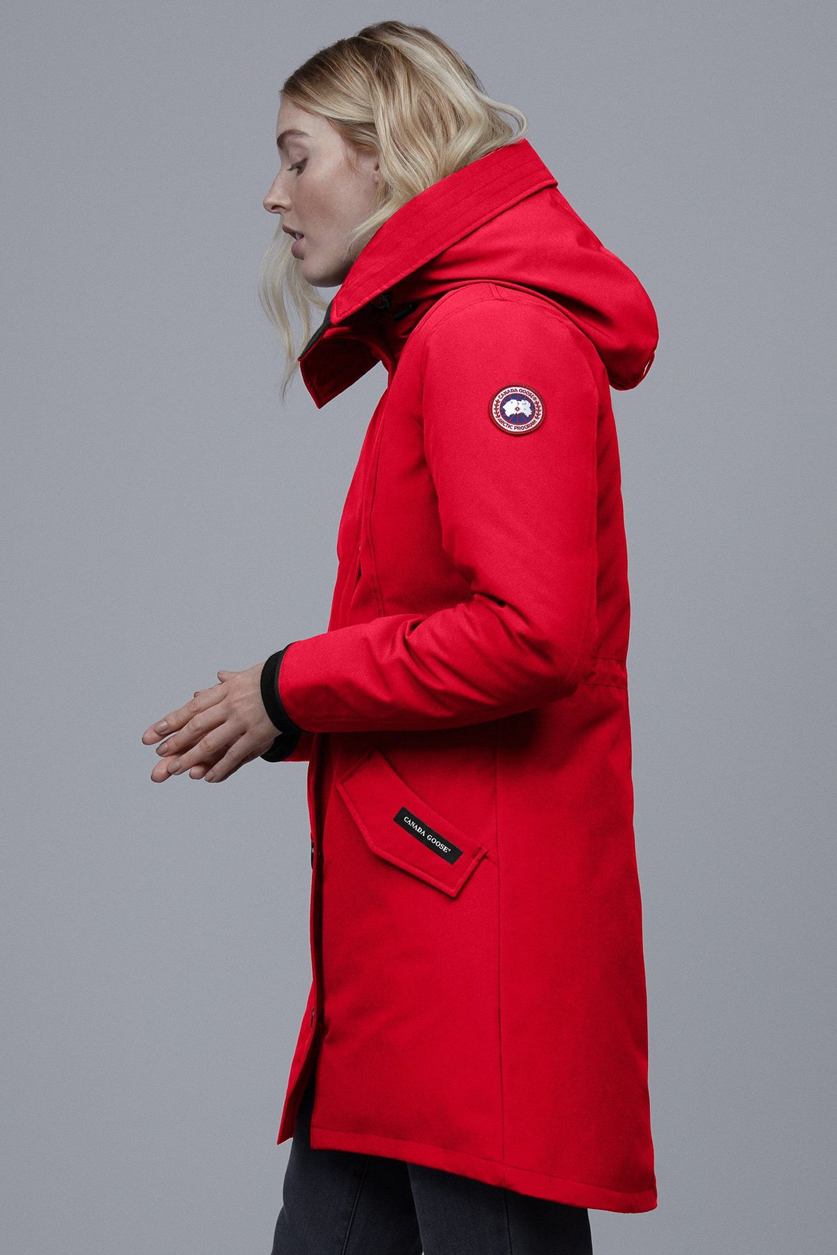 rossclair parka red