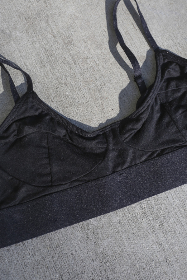 Baserange Soft Bra in Black Baserange Soft Bra in Black
