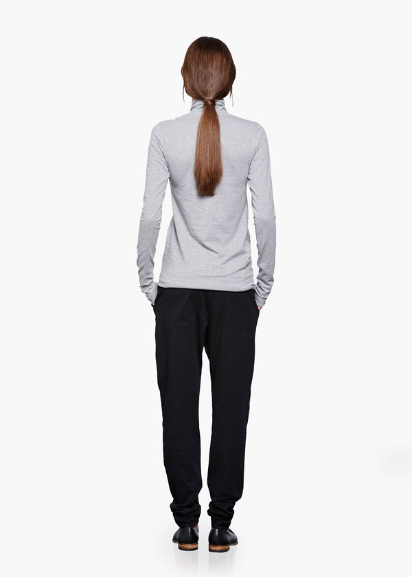 Kowtow Grey Marle Turtle Neck Top Kowtow Grey Marle Turtle Neck Top