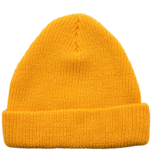 FUCT SSDD F LOGO BEANIE / MUSTARD FUCT SSDD F LOGO BEANIE / MUSTARD