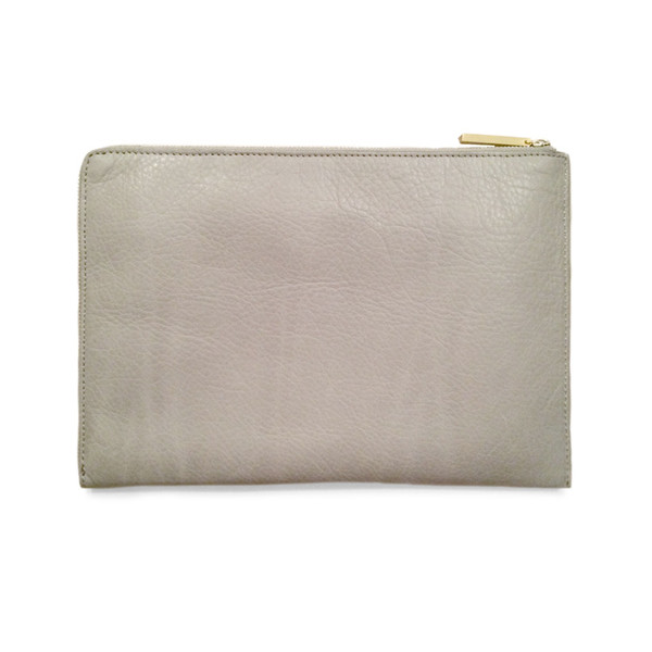 Eayrslee Harper Clutch in Cream Lizard Eayrslee Harper Clutch in Cream Lizard