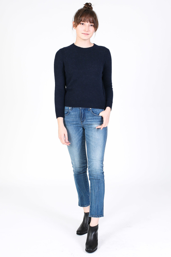 Steven Alan Chord sweater in navy Steven Alan Chord sweater in navy
