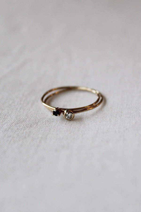 blanca monros gomez black diamond tiny solitaire ring blanca monros gomez black diamond tiny solitaire ring