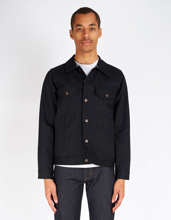 Tellason Japanese Selvedge Jean Jacket Black Tellason Japanese Selvedge Jean Jacket Black