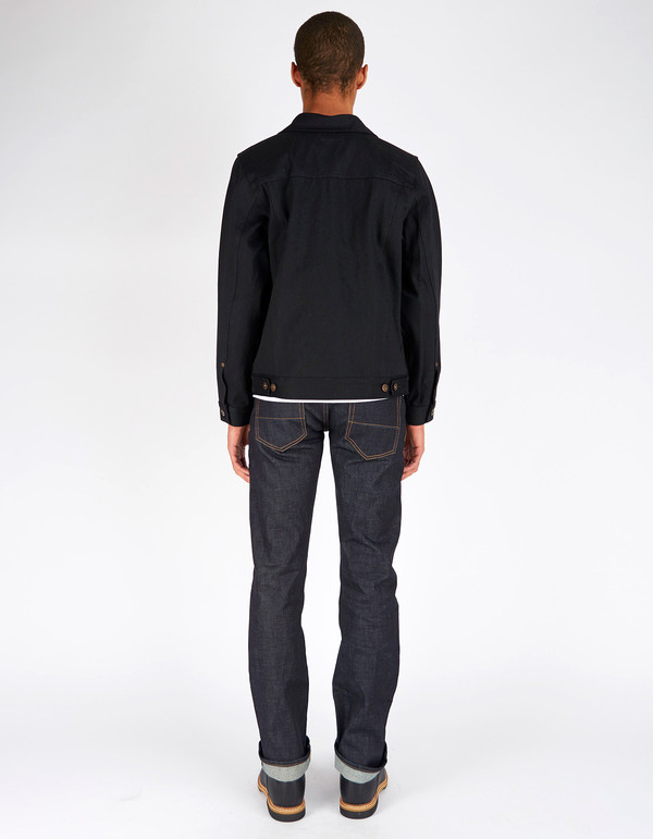 Tellason Japanese Selvedge Jean Jacket Black Tellason Japanese Selvedge Jean Jacket Black