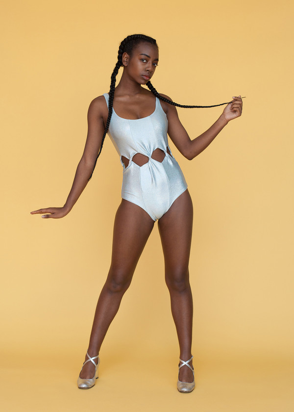 Samantha Pleet Tabernacle Swimsuit - Silver Samantha Pleet Tabernacle Swimsuit - Silver