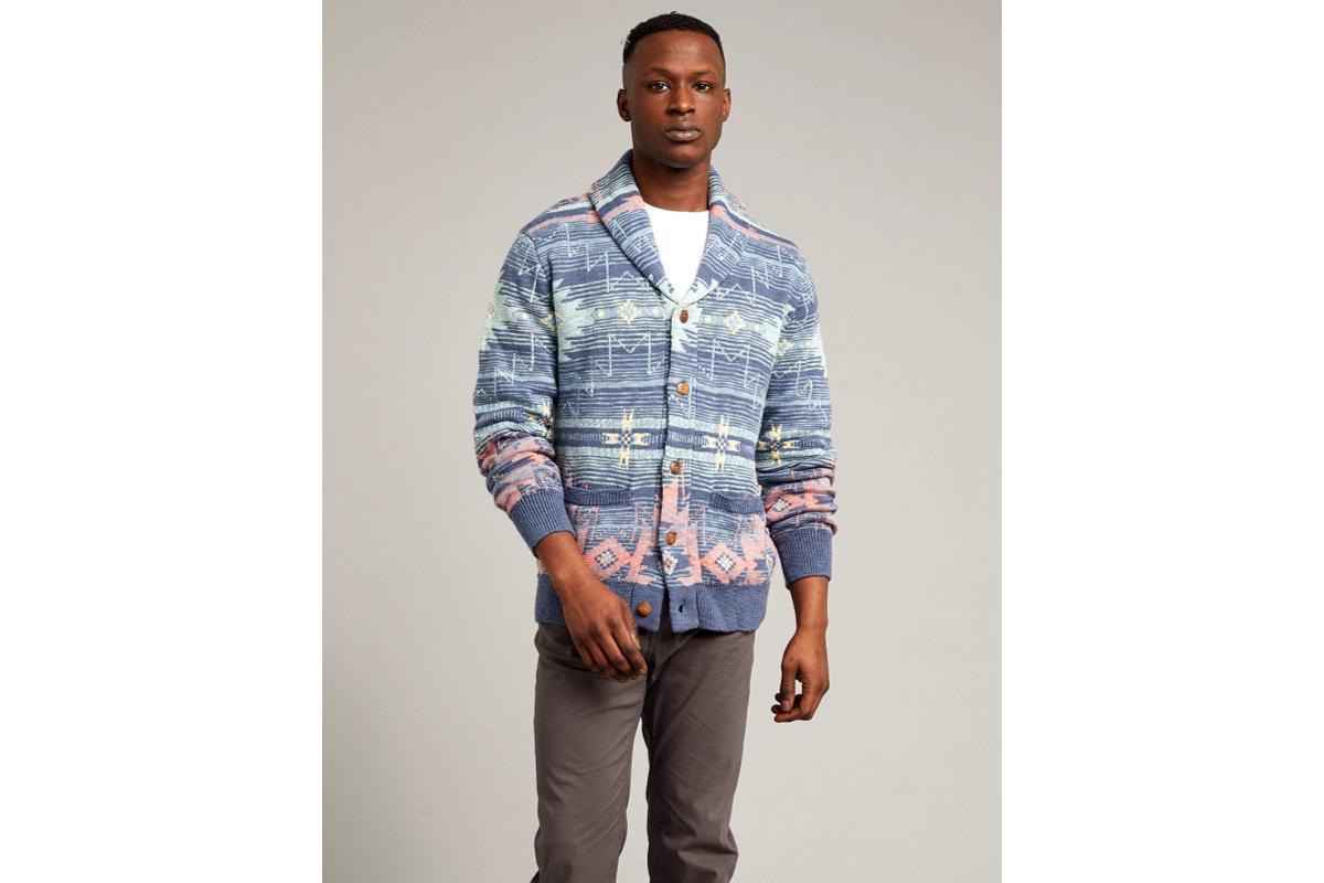 Faherty Brand Heritage Motif Cardigan 