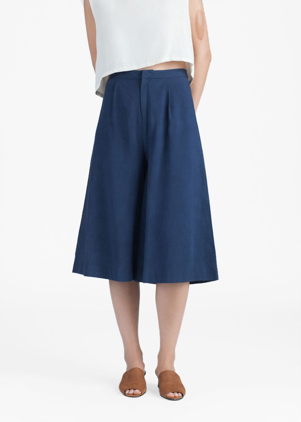 Kaarem Seaweed Wide Leg Culotte Kaarem Seaweed Wide Leg Culotte