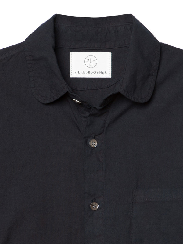 Olderbrother Hemp Button Down - Black Indigo Olderbrother Hemp Button Down - Black Indigo