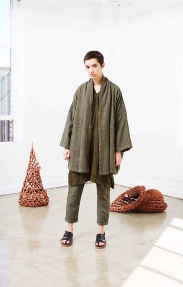 Atelier Delphine. Antwerp Coat. Fern Atelier Delphine. Antwerp Coat. Fern