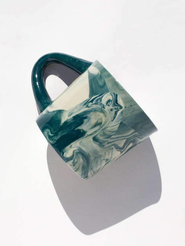 The Pursuits of Happiness Marbled Mug The Pursuits of Happiness Marbled Mug