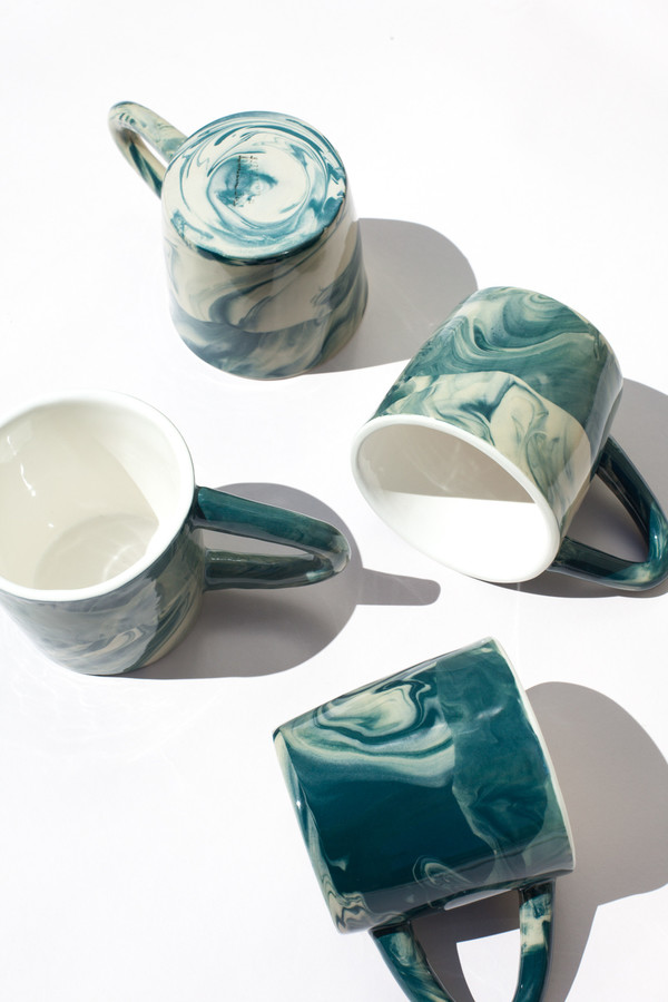 The Pursuits of Happiness Marbled Mug The Pursuits of Happiness Marbled Mug