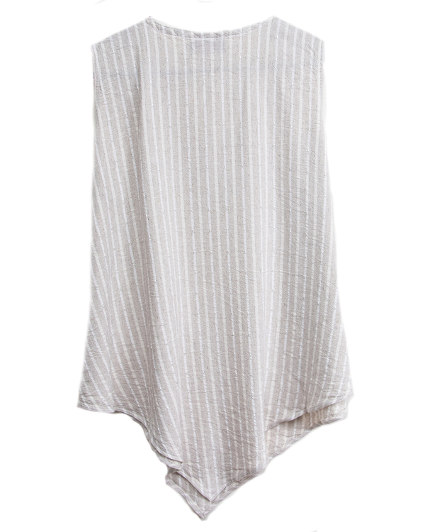 Tienda Ho Monsoon Tank in Striped Linen Tienda Ho Monsoon Tank in Striped Linen