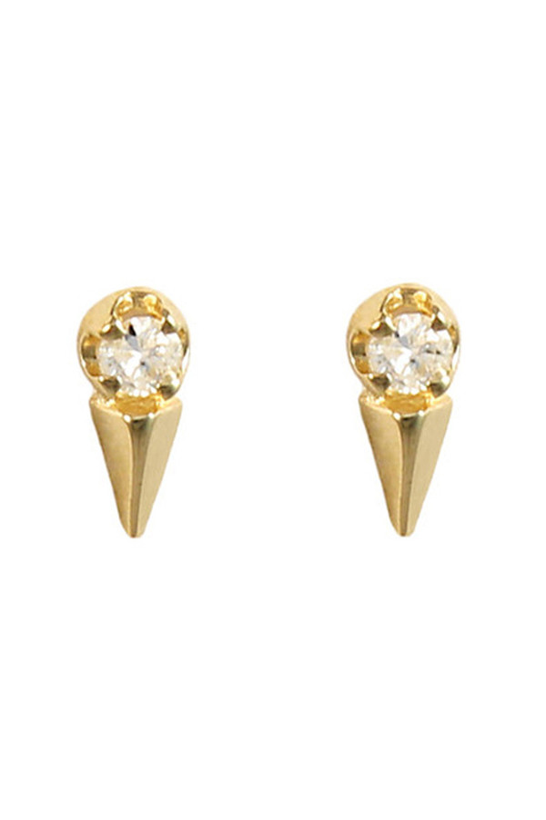 Loren Stewart 3D Triangle Studs Loren Stewart 3D Triangle Studs
