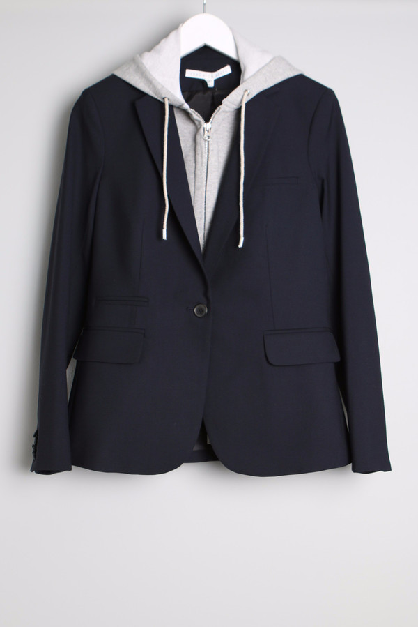 Veronica Beard Classic Jacket W/Hoodie Dickey Veronica Beard Classic Jacket W/Hoodie Dickey