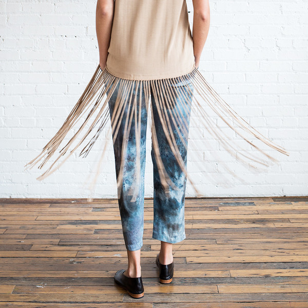 Raquel Allegra Fringe Tee Nude Raquel Allegra Fringe Tee Nude