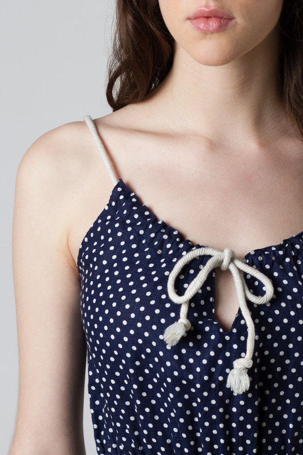 Bridge & Burn Lyra Navy Polkadot Bridge & Burn Lyra Navy Polkadot