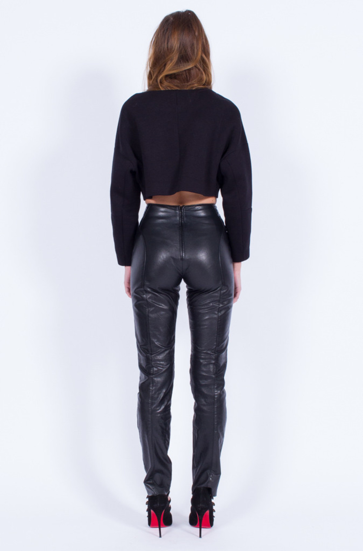 Yo Vintage! SKINNY LEATHER PANTS (XS) Garmentory