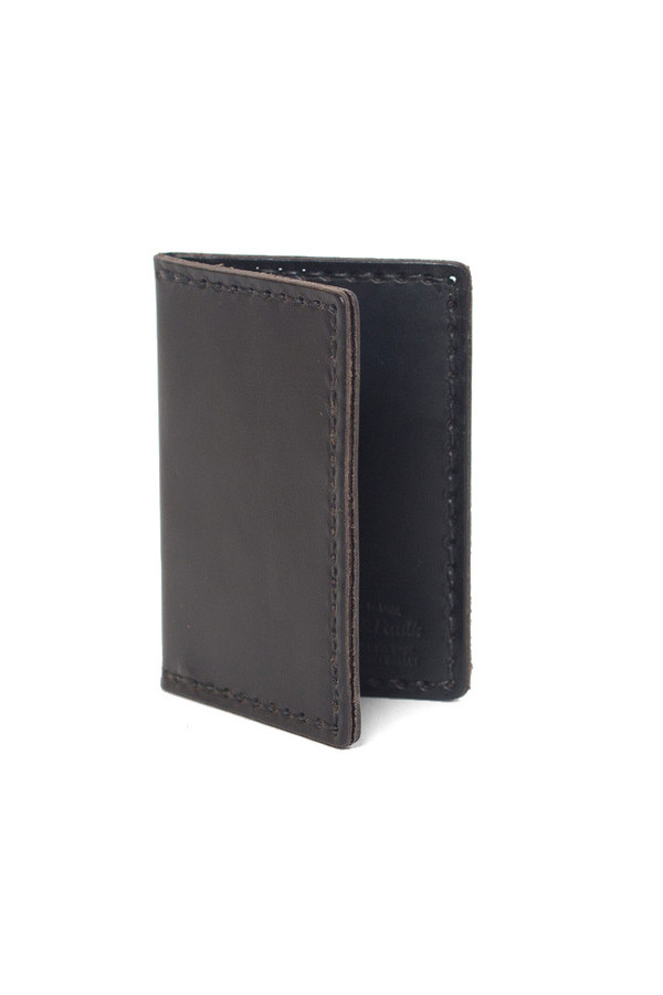 Wood&Faulk Front Pocket Wallet Black Wood&Faulk Front Pocket Wallet Black
