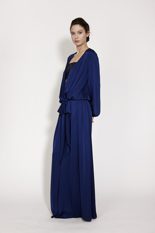Wide leg maxi trousers with elastic waist Wide leg maxi trousers with elastic waist