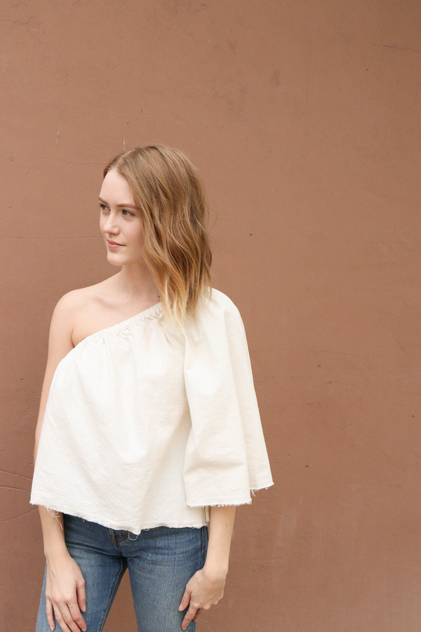 Lauren Winter Ballad Top in Ivory Lauren Winter Ballad Top in Ivory
