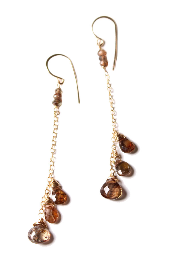 James and Jezebelle Andalucite Dangle Earring James and Jezebelle Andalucite Dangle Earring