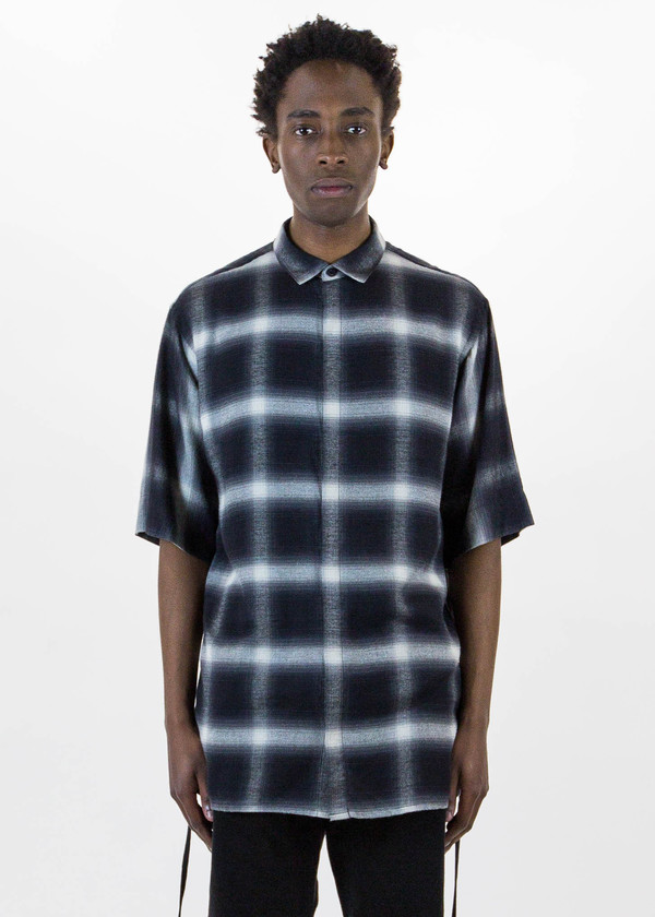 Helmut Lang Drawcord Short Sleeve Shirt Helmut Lang Drawcord Short Sleeve Shirt