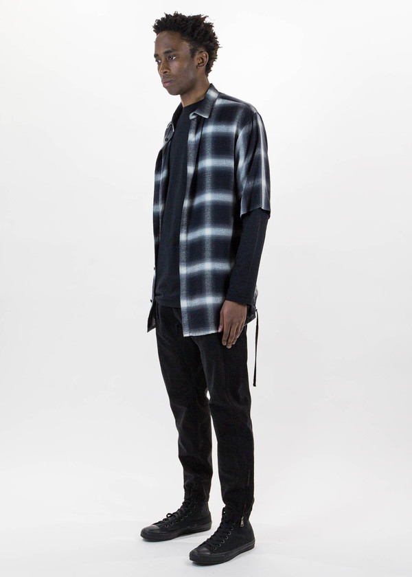 Helmut Lang Drawcord Short Sleeve Shirt Helmut Lang Drawcord Short Sleeve Shirt