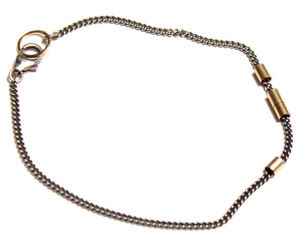Nancy Caten Bracelet with Gold Links Nancy Caten Bracelet with Gold Links