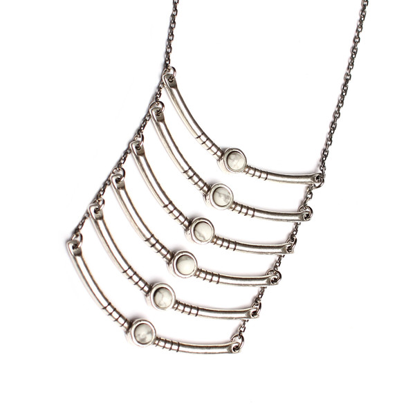 Ax + Apple Breastplate Necklace in Silver Ax + Apple Breastplate Necklace in Silver