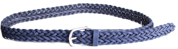 Rag & Bone Classic Braided Belt in Cobalt Rag & Bone Classic Braided Belt in Cobalt
