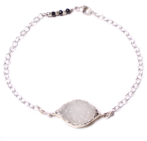 Sarah Dunn Druzy Sterling Silver Bracelet Sarah Dunn Druzy Sterling Silver Bracelet