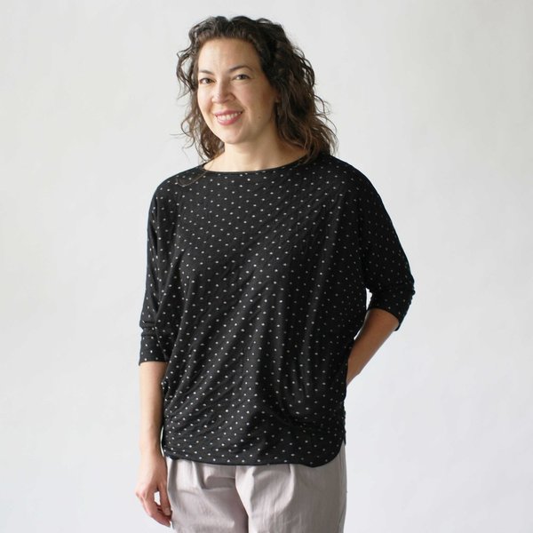 Curator Izzy Top in polka dot Curator Izzy Top in polka dot