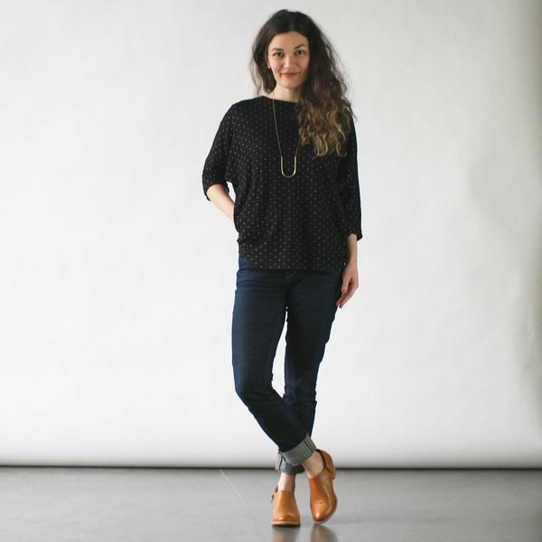 Curator Izzy Top in polka dot Curator Izzy Top in polka dot