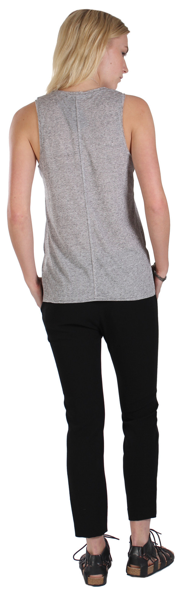 Rag & Bone Hollins Tank in Heather Grey Rag & Bone Hollins Tank in Heather Grey