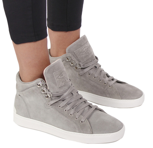 Rag & Bone Kent High Top in Light Grey Rag & Bone Kent High Top in Light Grey