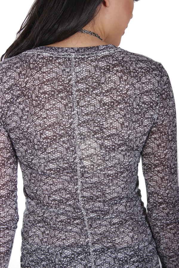 Rag & Bone Lace Print Classic Tee Rag & Bone Lace Print Classic Tee