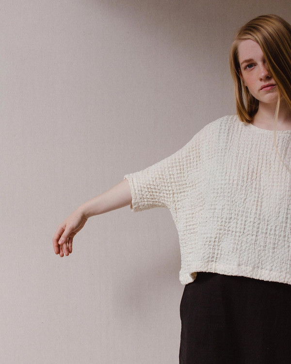 Open Air Museum Cotton Waffle Sweater Open Air Museum Cotton Waffle Sweater